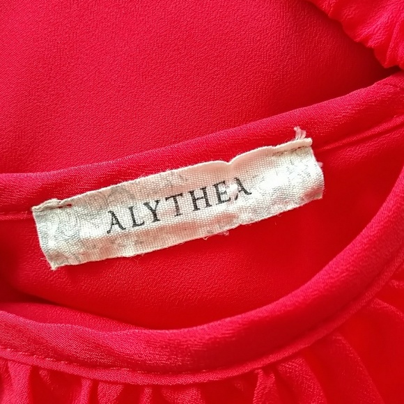 Alythea Orange Ruffle Dress - Picture 6 of 6